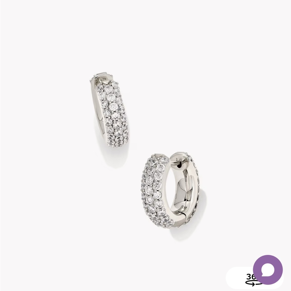 NWT Kendra Scott Mikki Huggie hoop earrings